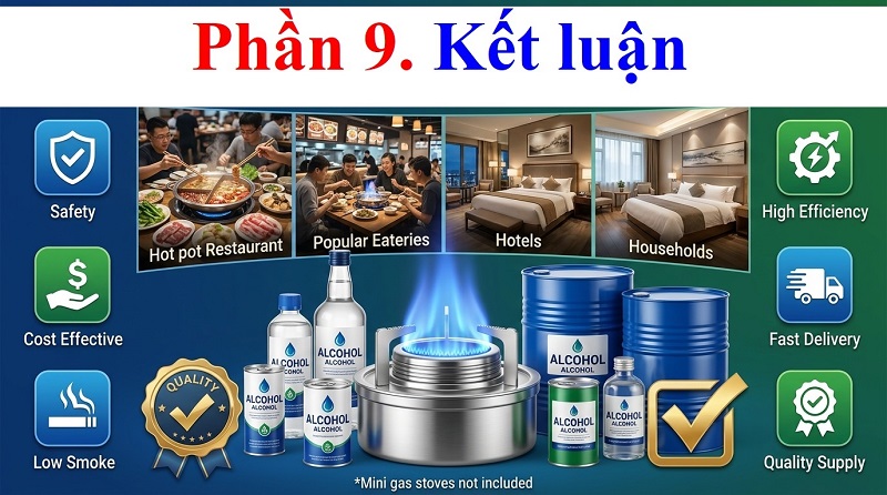 Cồn Nước Cho Bếp Cồn – Giải Pháp Nhiên Liệu An Toàn, Tiện Lợi Và Tiết Kiệm